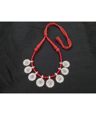 Maroon necklaces 3