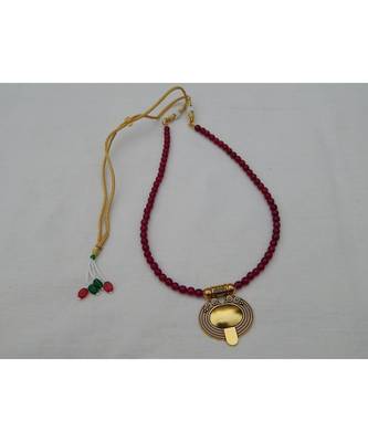 Maroon necklaces 3