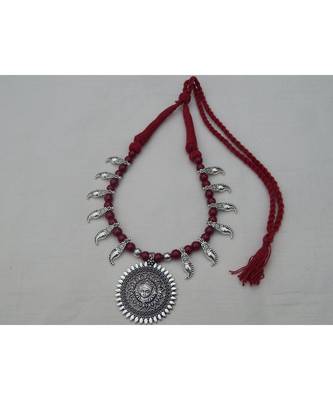 Maroon necklaces 2