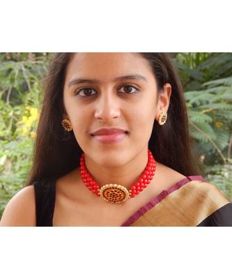 Red agate chokers 2