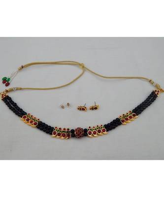 Black agate chokers 4