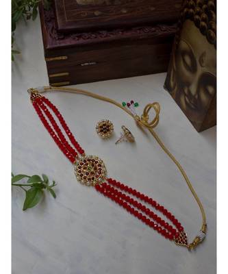Red crystal chokers 2