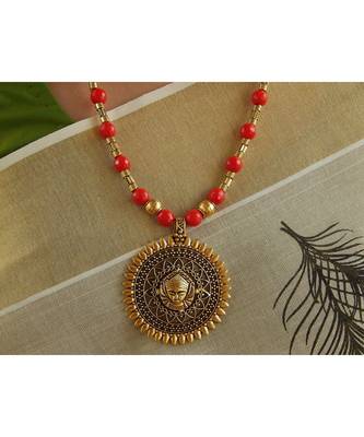 Red agate necklace-sets 1