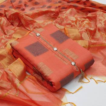 Orange banarasi banarasi salwar 1