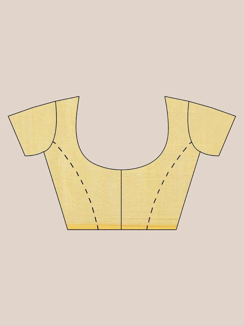 Yellow & Pink Woven Design Jamdani Saree