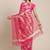 Pink & Golden Floral Woven Design Jamdani Saree Without Blouse