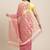 Pink & Golden Woven Design Jamdani Saree