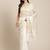 White & Golden Woven Design Dhakai Jamdani Saree