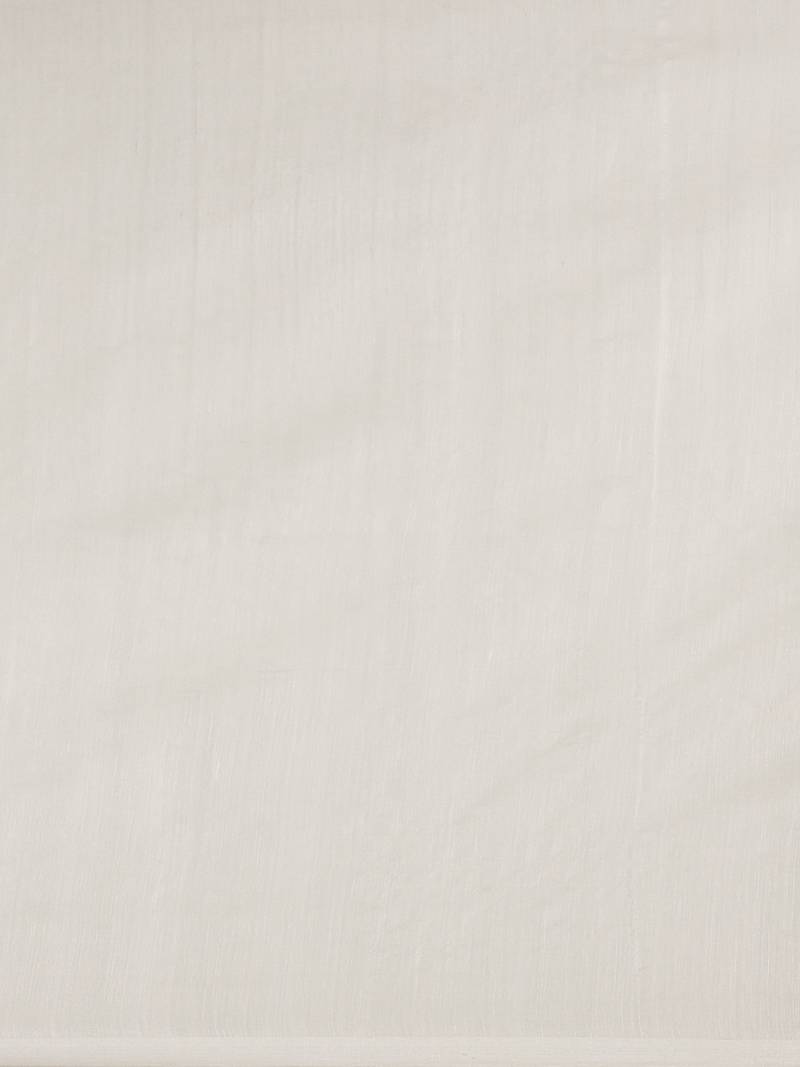 White Sequinned Bengal Handloom Taant Saree