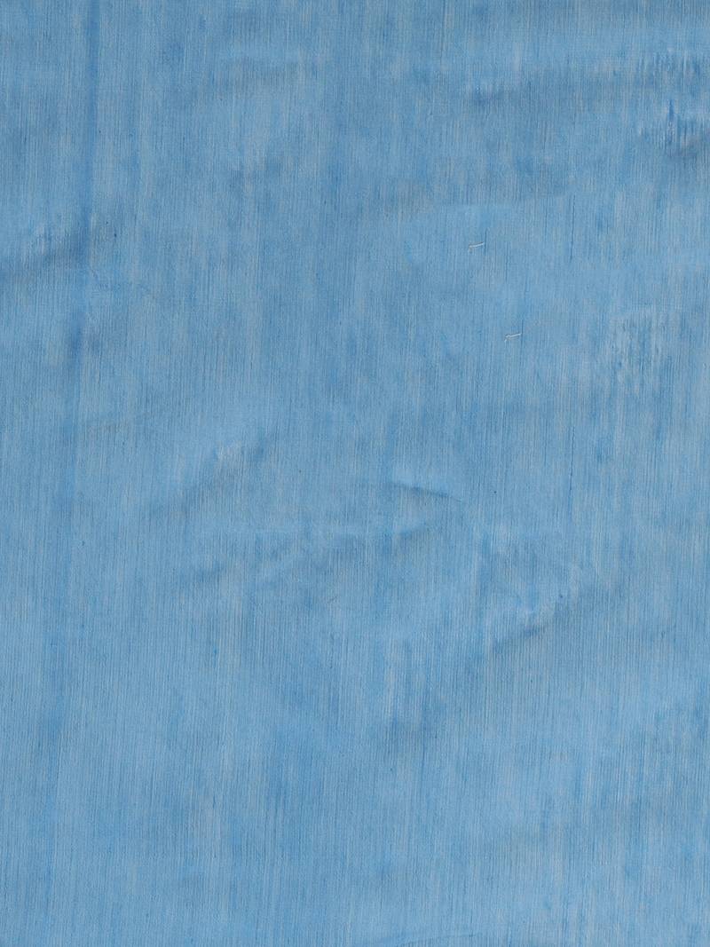 Yellow & Blue Handloom Embroidered Kathiabari Saree