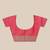 Orange & Pink Zari Ethnic Motifs Woven Design Handloom Saree