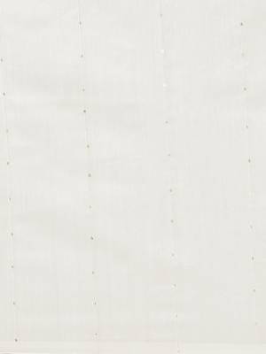 White & Golden Pure Cotton Sequinned Embellished Handloom Saree 3