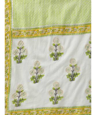 Indo Era Yellow Khari Printed Straight Kurta with Palazzo Sets 6