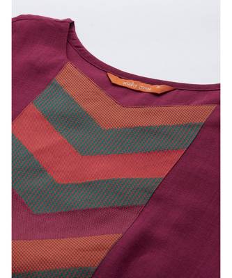 Indo Era Pink Solid Straight Kurta Palazzo with Dupatta Sets 5