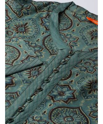 Indo Era Printed Straight Kurta with Palazzo Set 4