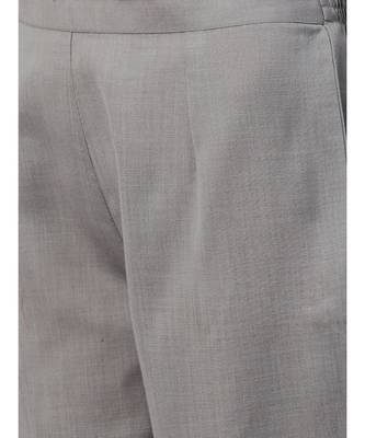 Indo Era Grey Embroidered Straight Kurta Pant with Dupatta Sets 4