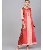 Indo Era Multi Colourblocked A-line Kurta