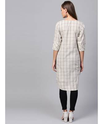 Indo Era Grey south cotton Saga Curved Kurta 2