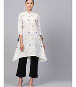 Indo Era cream south cotton Saga High-Low Kurta