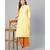 Indo Era Yellow Embellished Straight Kurtas