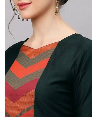 Indo Era Green Solid Straight Kurtas 5