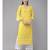 Indo Era Yellow Foil Printed Straight Kurtas