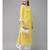 Indo Era Yellow Foil Printed Straight Kurtas