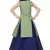Kids Pista Indo With Blue Lehenga For Girls 