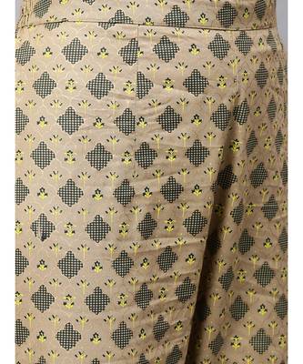Indo Era Green Foil Printed Straight Kurta with Palazzo Sets 5