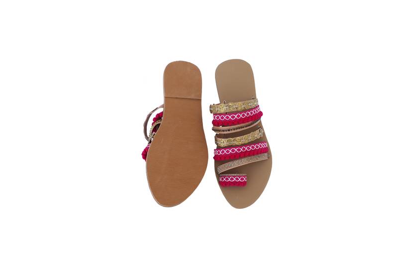 Boho Coin Strips Sandal