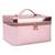 NFI essentials Makeup Bag Cosmetic Box Jewelry Bridal Box Make up Box Trousseau Box (Light Pink)