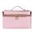 NFI essentials Makeup Bag Cosmetic Box Jewelry Bridal Box Make up Box Trousseau Box (Light Pink)