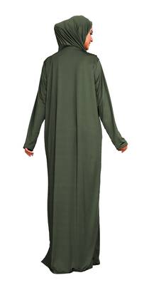 Women Islamic Wear Plain Burkha Instant Hijab 5