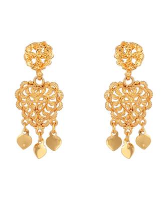 Choker  Alloy Gold Oxidised Plated ,Round Shape Pendent Design Necklace Set For Women & Girls 2