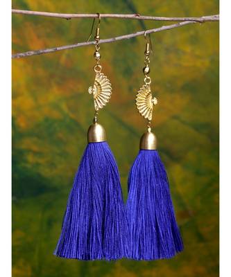 Half Circle Designer Tassel Earrings 4
