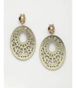 Golden Egg Wooden Earrings