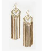 Bird in Chains Designer Tassel Earrings