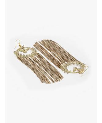 Bird in Chains Designer Tassel Earrings 2