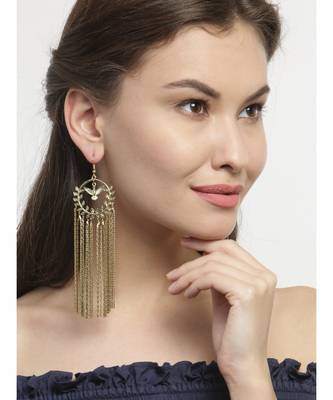 Bird in Chains Designer Tassel Earrings 3
