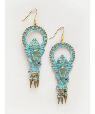 Realms of Ganesha Designer Earrings 1