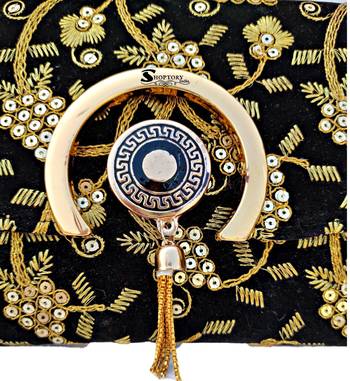 Shoptory India Embroidered Casual Party Sling Bag For Women Girls Clutch Handpurse, Black 3