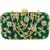 Shoptory India Embroidered Casual Ethnic Sling Bag For Women's Clutch Handpurse Green