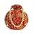 Shoptory India Wristlets Embroidered Ethnic Potli For Women & Girls Rajasthani Return Gift For Wedding, Red, Pack of 4