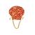 Shoptory India Wristlets Embroidered Ethnic Potli For Women & Girls Rajasthani Return Gift For Wedding, Red, Pack of 4
