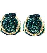 Shoptory India Potli Bags for Women Stylish Latest Return Gifts Wedding, Green, pack of 2