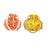 Shoptory India Wristlets Embroidered Ethnic Potli For Women & Girls Rajasthani Return Gift ,Orange Yellow, Pack of 2