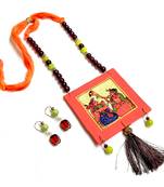 Orange agate necklaces