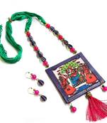 Purple agate necklaces