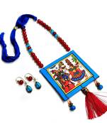 Blue agate necklaces