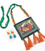 Blue agate necklaces